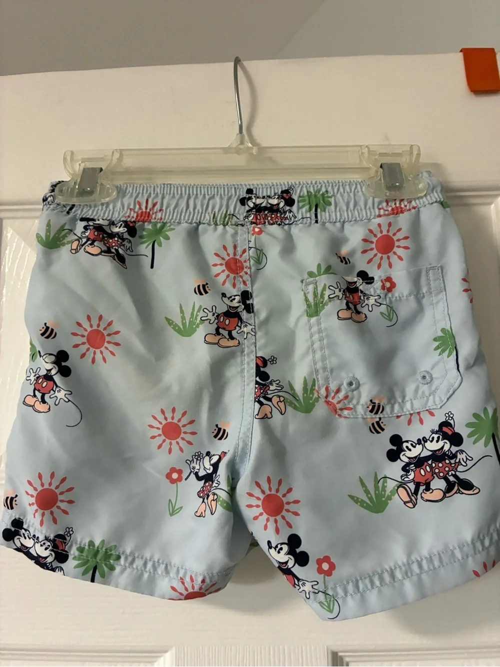 Janie and Jack Disney Mickey Mouse Boys Swim Trunks Blue Size 3 Summer Shorts